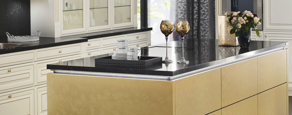 Silestone natural stone Counter tops available at Hammond Kitchens & Bath Melbourne FL