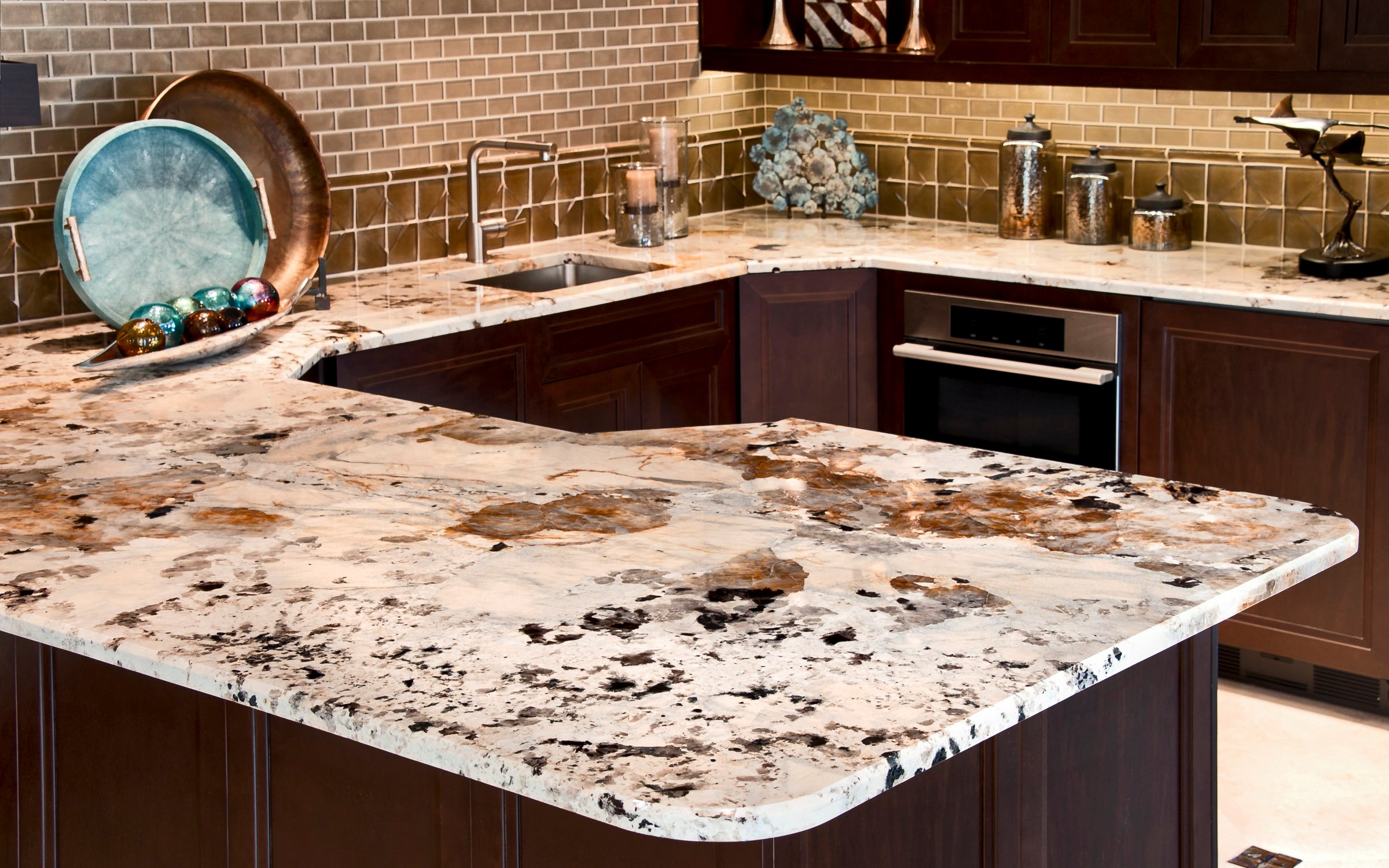 Granite Countertop White Multi Kitchen Bath Remodel Custom