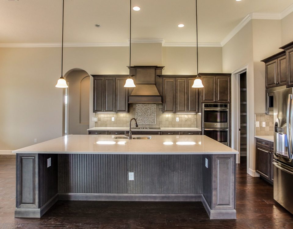 New Kitchen Construction with Marsh Cabinets, Stanisci Hood, and Cambria Countertops Hammond Kitchens & Bath Melbourne FL