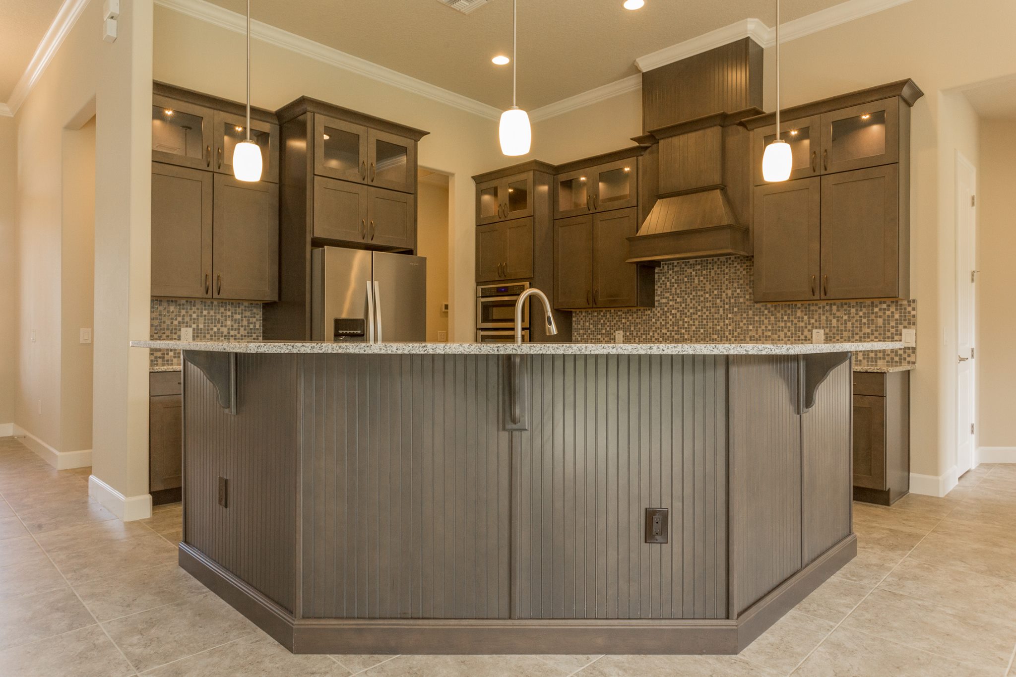 New Melbourne Home Kitchen And Bath With Marsh Cabinets Granite Countertops Remodel Custom Fl