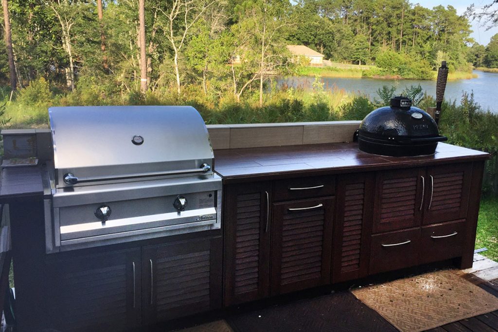 NatureKast outdoor summer kitchen cabinets in Melbourne FL by Hammond Kitchens & Bath