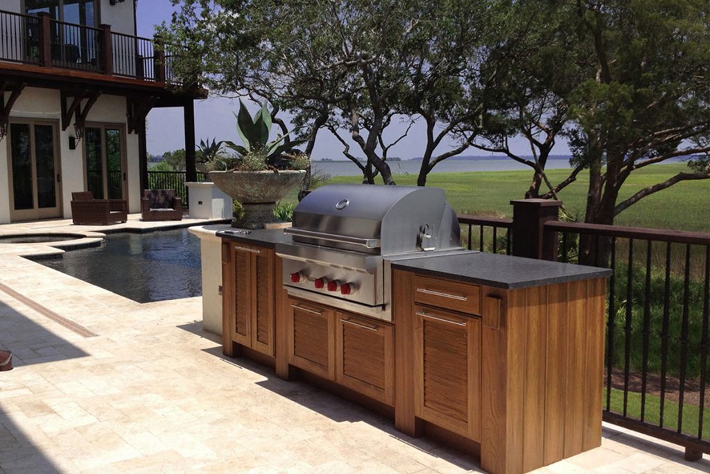 NatureKast outdoor summer kitchen cabinets in Melbourne FL by Hammond Kitchens & Bath