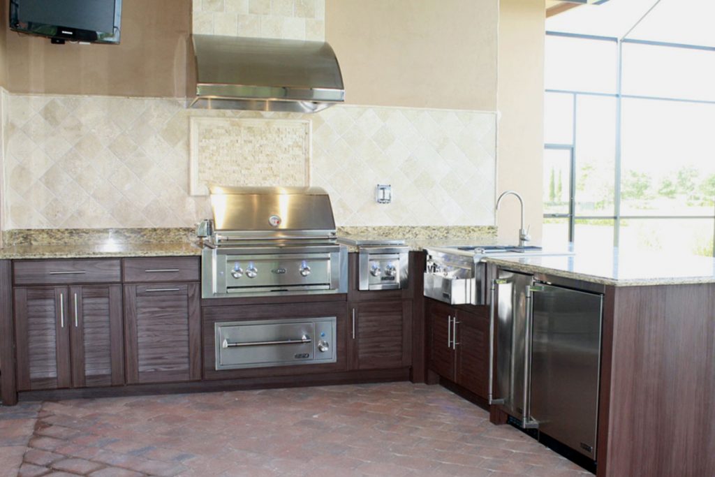 NatureKast outdoor summer kitchen cabinets in Melbourne FL by Hammond Kitchens & Bath