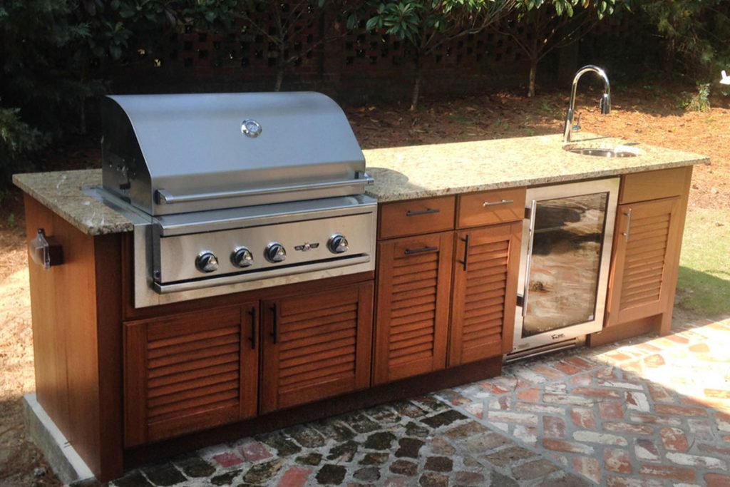 NatureKast outdoor summer kitchen cabinets in Melbourne FL by Hammond Kitchens & Bath