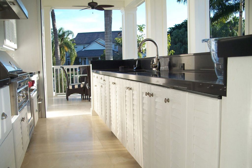 NatureKast outdoor summer kitchen cabinets in Melbourne FL by Hammond Kitchens & Bath