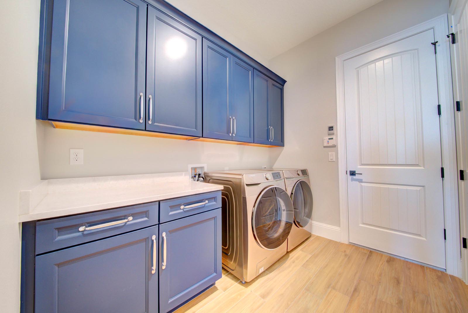 Kitchen cabinet and countertop installation for Lifestyle Homes by Hammond Kitchens and Bath in ...