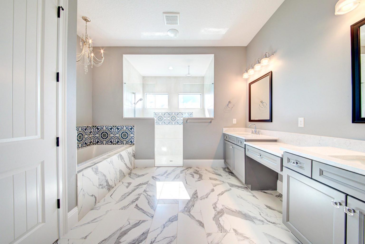 bathroom and countertop installation for Lifestyle Homes by