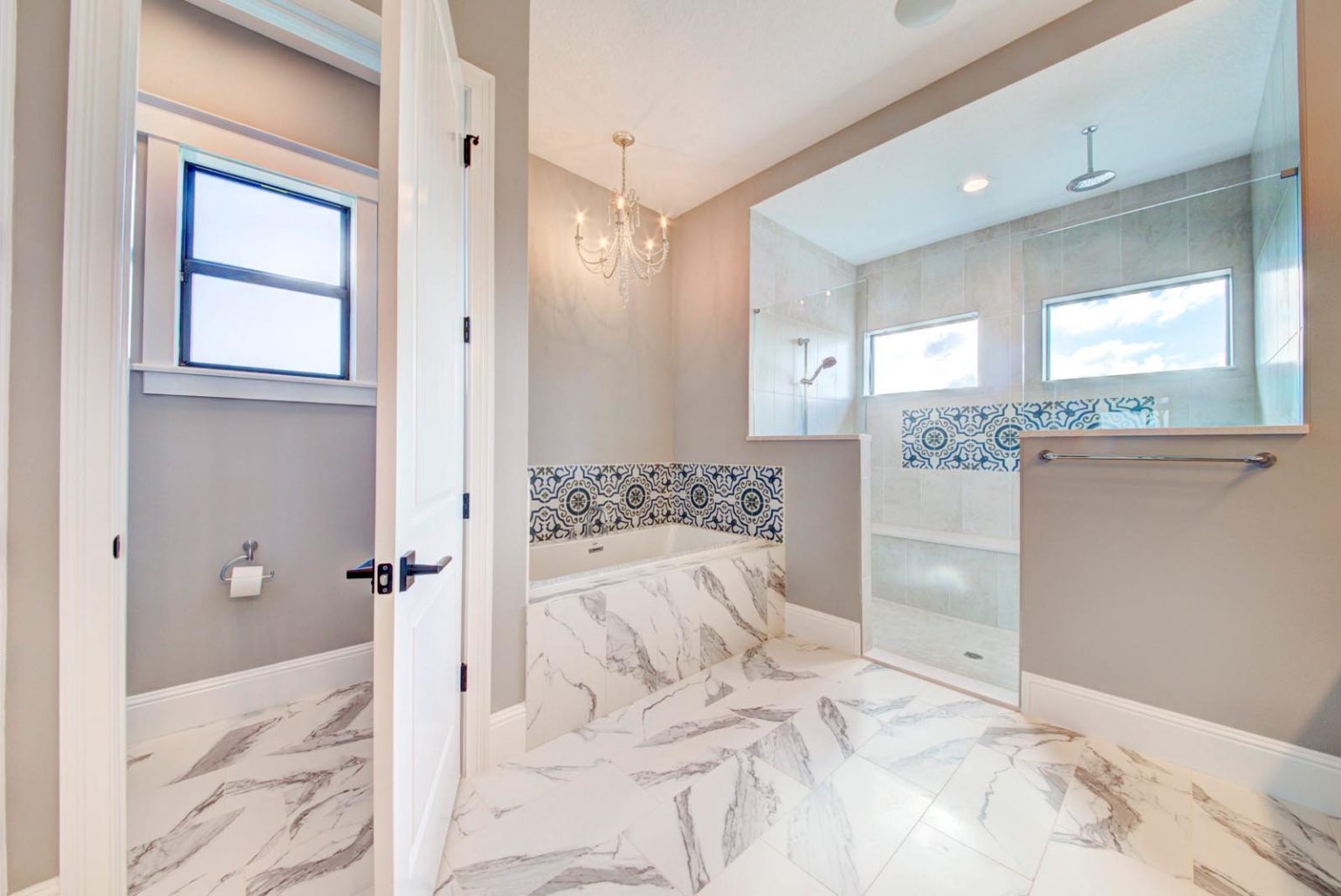 bathroom and countertop installation for Lifestyle Homes by