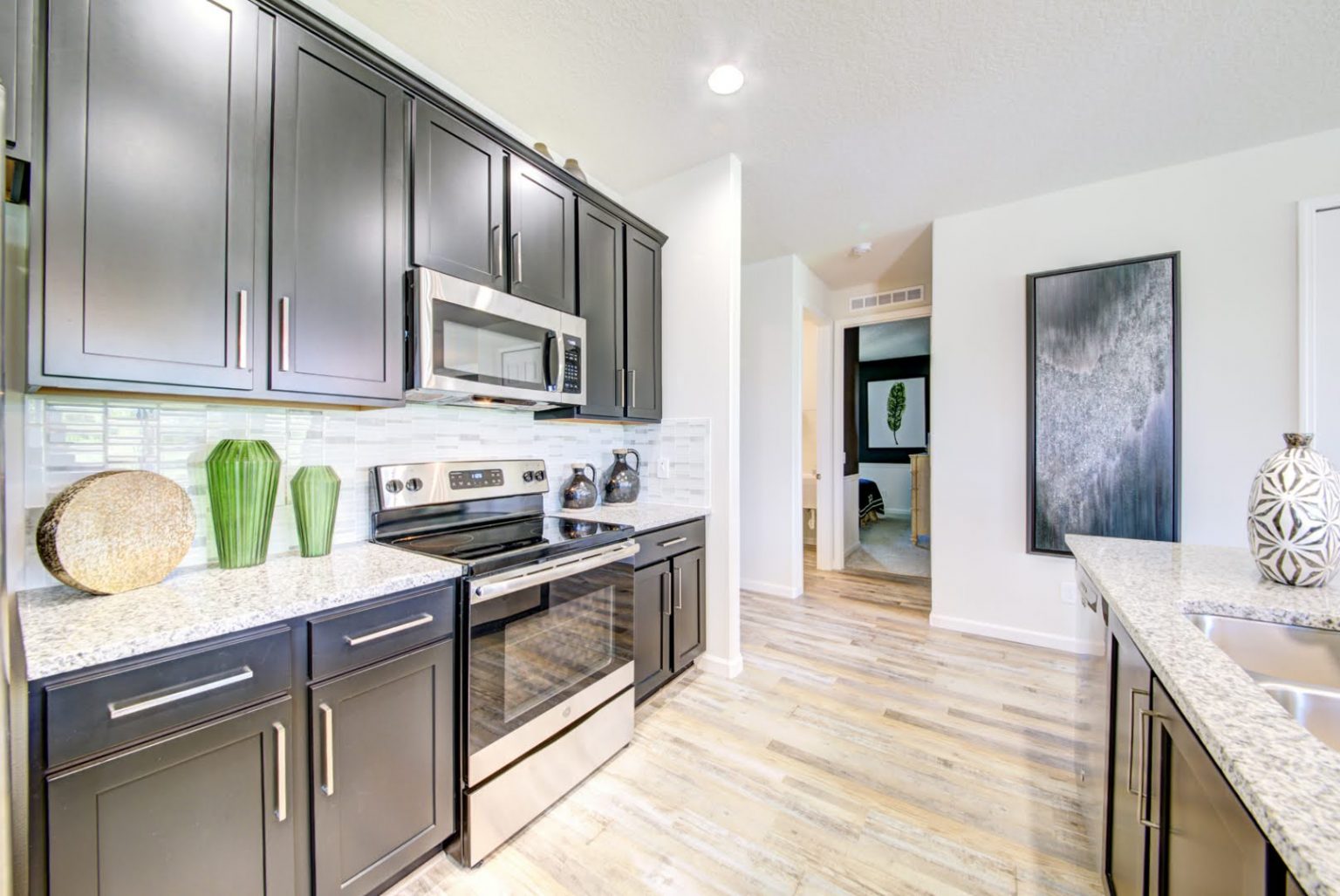 New kitchen cabinets and countertop installation for Vintage Homes by ...