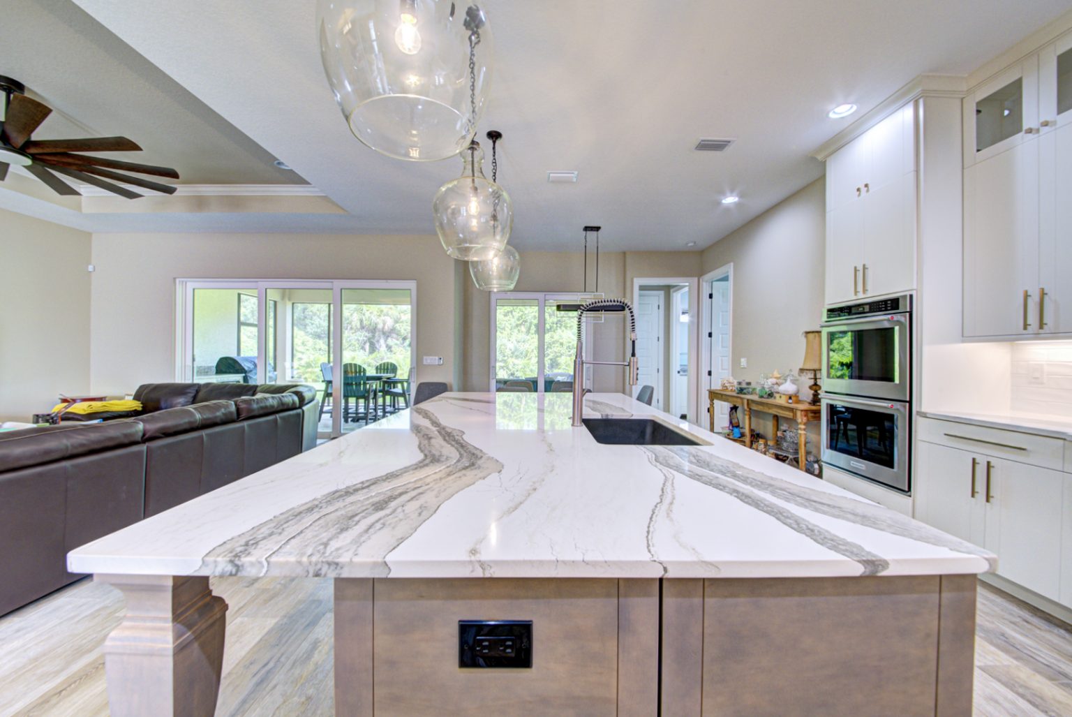 Custom kitchen and bathroom and countertops by Hammond