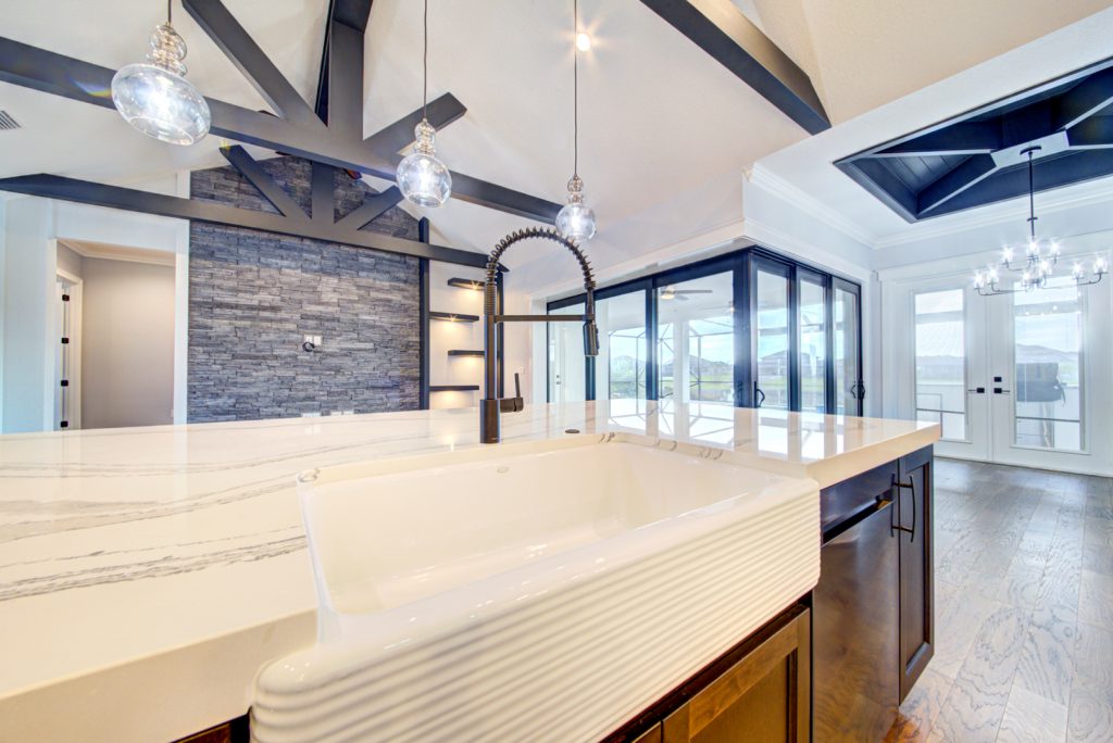 Custom kitchen and bathroom and countertops by Hammond