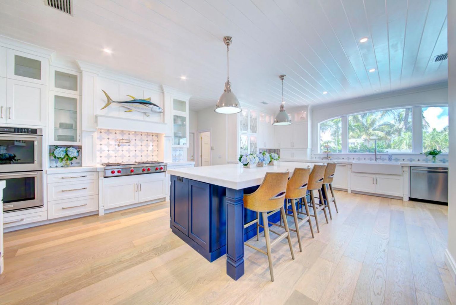 beautiful ocean inspired kitchen and bathroom design and installation
