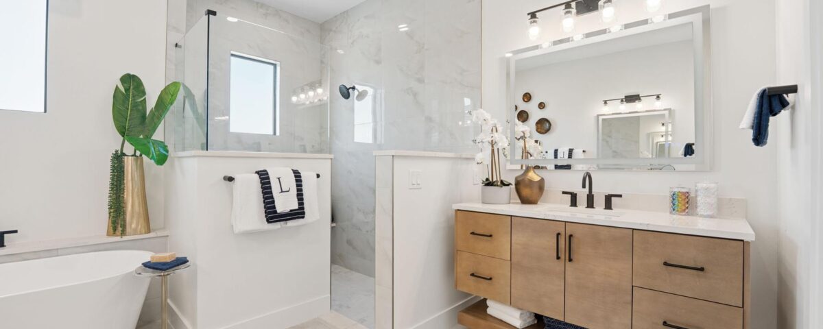 A Custom Bathroom Retreat Designed for Modern Living by Hammond Kitchens and Bath Melbourne and Tampa FL