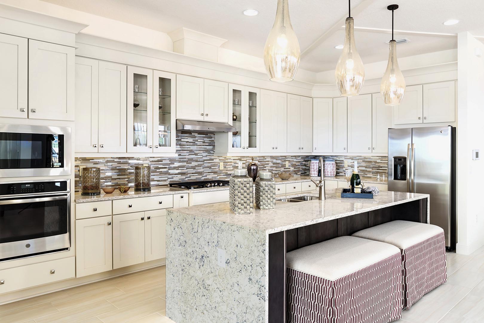 PC-WexfordmapleIvoryKitchen1KB Legacy Cabinets Sales and Installation by Hammond Kitchens and Bath Melbourne and Tampa FL